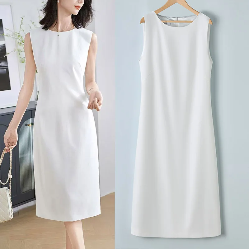 Ele Commute Svel Midi Dr Slit Ropa de trabajo Falda Bodycon Traje adelgazante Dr Summer Faion Mezcla de poliéster para mujer