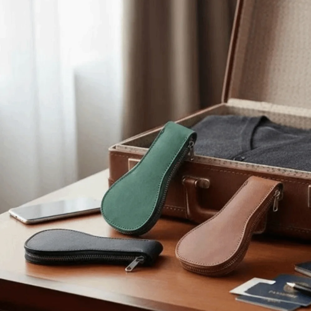 Multi Purpose PU Watch Case Scratch Resistant Soft Lining Watch Pouch Dust Proof Compact Design Jewelry Box Travel Storage