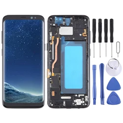 For Samsung Galaxy S8 SM-G950 TFT LCD Screen Digitizer Full Assembly with Frame