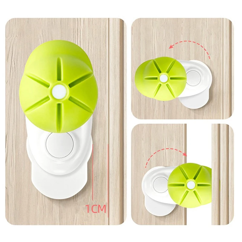 Anti-Pinch Hand Door Stop Baby Safety Protection Bedroom Door Stoppers Protect Children Finger Mute Rotation Safety Door Card