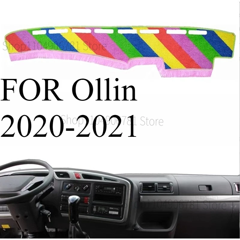 FOR Ollin 2020-2021 Car Dash Mat Dashmat Dashboard  Cover Sun Shade Dash Board Cover Carpet  Accessories