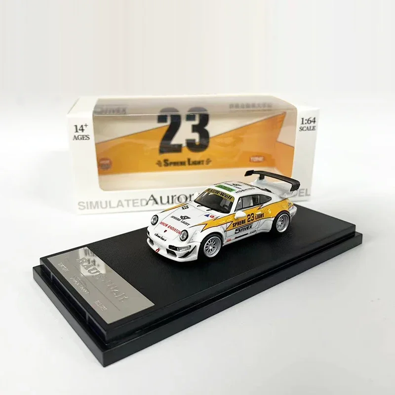 

Aurora 1:64 Model Car RWB964 Alloy Die-Cast Sport Vehicle Collection -Flash Coating