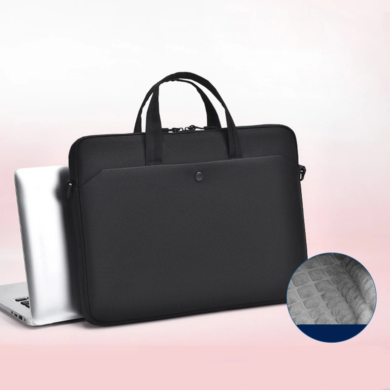 Laptop-Schutzhülle für Macbook Air Pro 16 Zoll, Tasche für 13,3 14 15,6 Zoll HP Huawei Lenovo Dell Notebooks, Schultertasche, Aktentasche – Detail 22