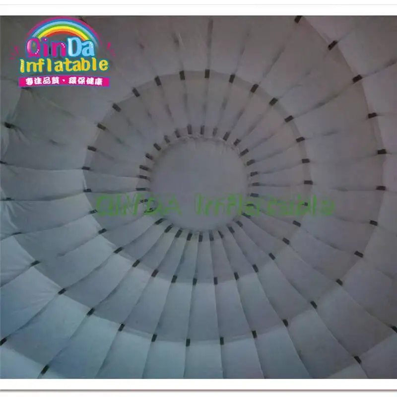인기 있는 백색 LED 조명 대형 풍선 이글루 광고 돔 풍선 돔 텐트 (야외 행사용)