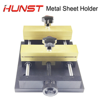 HUNST Metal Sheet Holder Marking Attechment Fixed Bracket Metal Fixture for Fiber Laser Engraving Machine Card Cutting