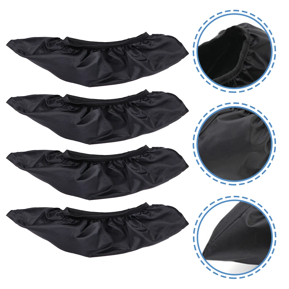 

2Pairs Skating Shoe Covers Elastic Sturdy Fit Most Sizes Ideal for Ice Skate Blades Protection Gear Ice Skate Covers