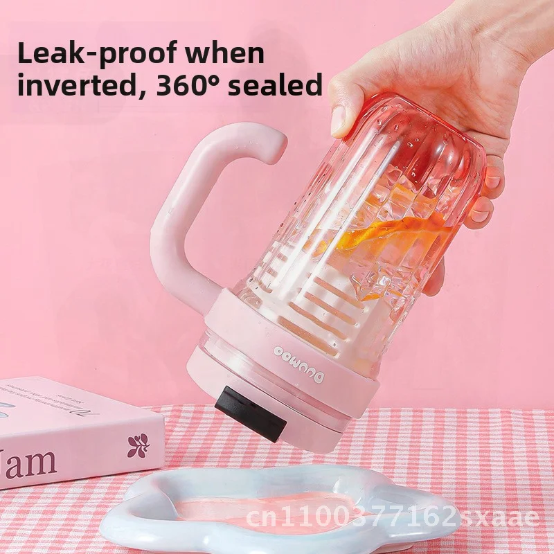 

Afternoon Tea Cup Anti-drop High Temperature Cold Extract Coffee Cup Handle Large Capacity Plastic Suction Cup