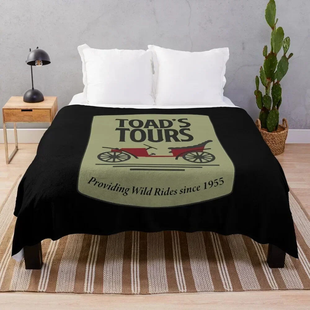 

Toad's Tours Throw Blanket Soft Cozy Blanket for Pet Kids Adults