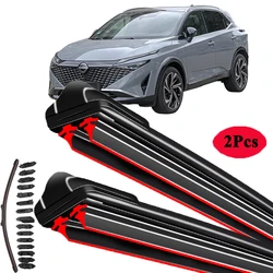 For Nissan Qashqai SUV J10 J11 J12 2006 2010 2013 2015 2018 2019 2020 2021 2022 Double Rubber Car Windshield Wiper Blades Winter