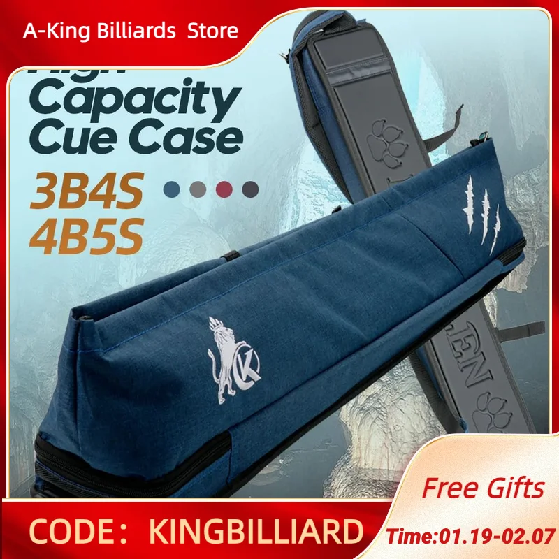 KONLLEN Billiard  Cue Case with 7/9 Holes 3x4 4x5 Soft Bag Oxford Canvas Billiard Cue Cover Storage Carry for Pool Cue case