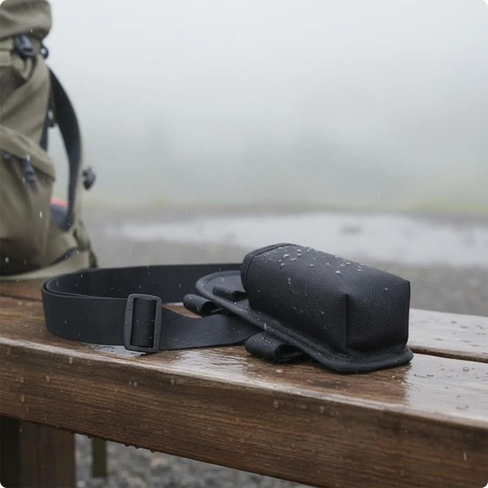 Rain Gear Attachment Stra Hands Free Umbrella Carrier Outdoor Accessory Umbrella Strap for Fishing Trips Mobility