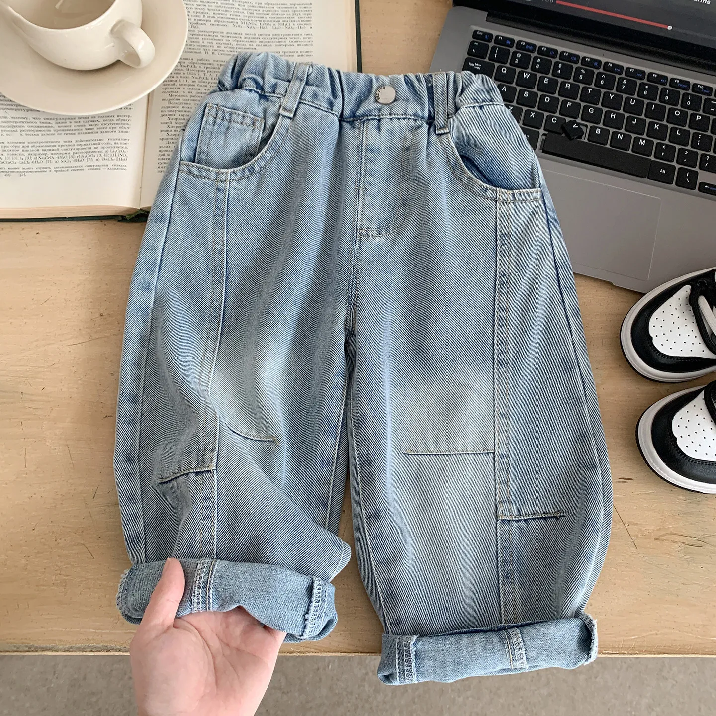 

Джинсы для мальчиков, джинсовые брюки, детская одежда от 2 до 11 лет, весенняя одежда для мальчиков, новые джинсы для подростков