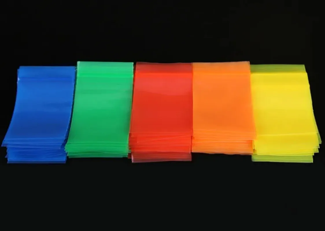 50/100PCS Thick PE Plastic Ziplock Jewelry Packaging Bag DIY Snack Tea Coffee Candy Powder Spice Sugar Salt Gift Storage Pouches - view 2