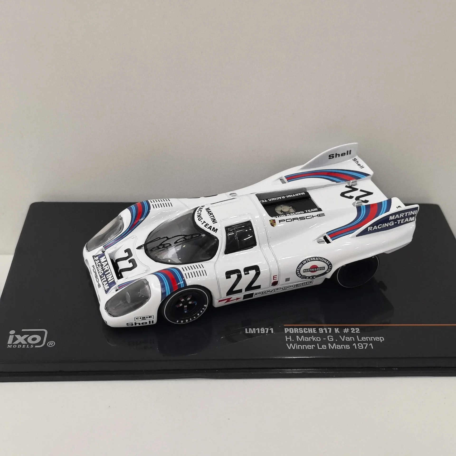 

Diecast IXO 1/43 Scale PORSCHE 917K #22 1971 24H Porsche Le Mans 24 Hours Racing Alloy Car Model Collectible Toy Gift Souvenir