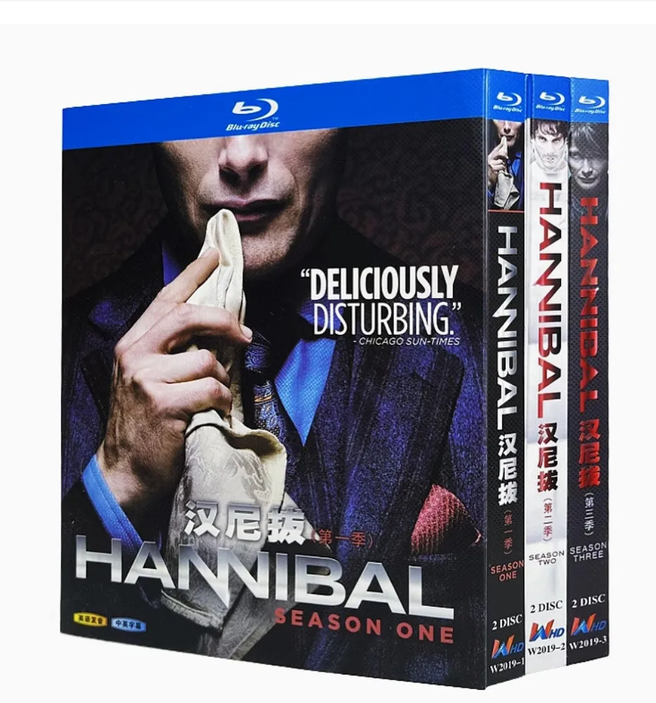 Hannibal 1-3 Season TV 6-Disc English Sub All Region New Box Set
