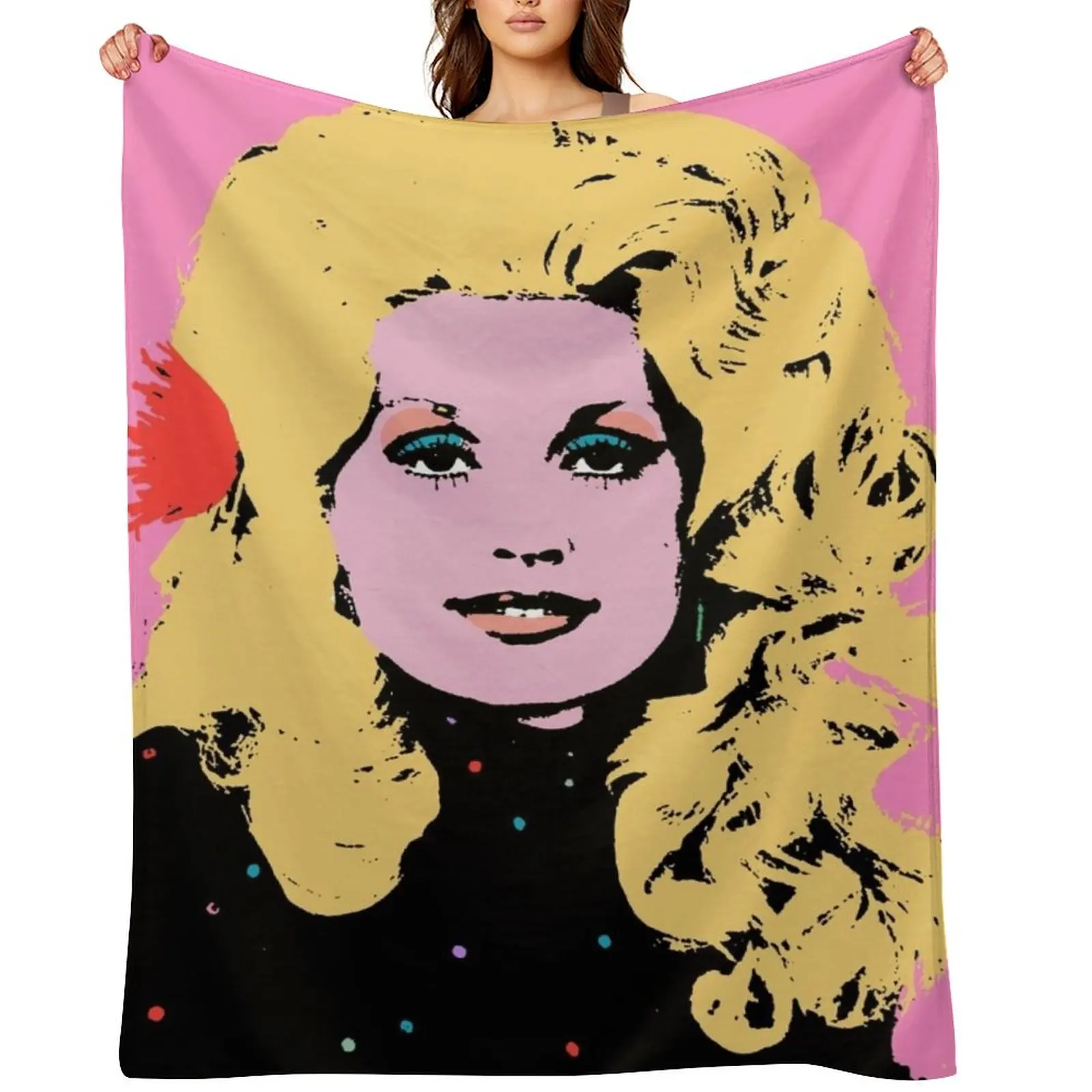 

Dolly Throw Blanket bed plaid Furrys Blankets For Baby Stuffeds Blankets