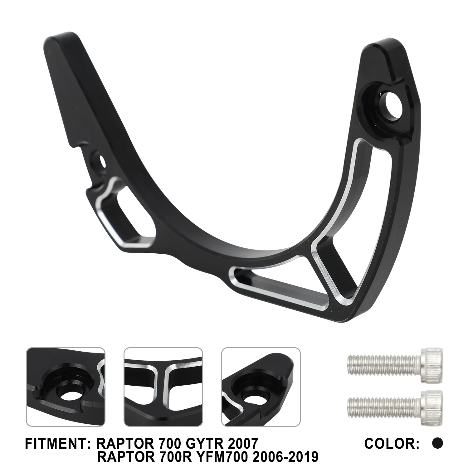 

Engine Cover Protector Motorcycle CNC Aluminum ATV Accessories For Yamaha RAPTOR 700 GYTR Raptor 2007 700R YFM700 2006-2019