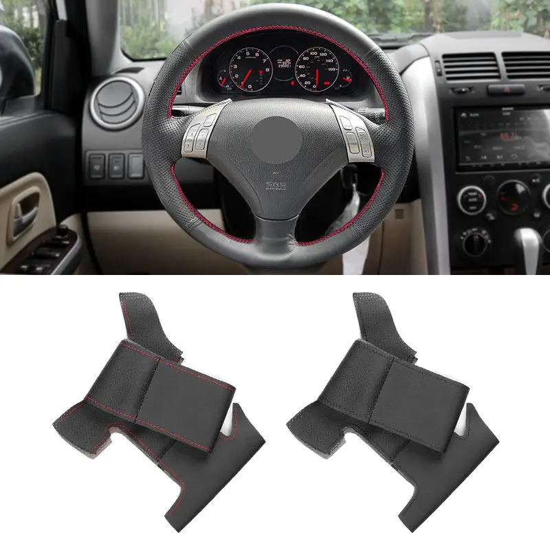 For Honda Accord Coupe 7 Accord Euro Acura TSX 2003 2004-2008 (3-Spoke) Car Interior Steering Wheel Cover Perforated Leather