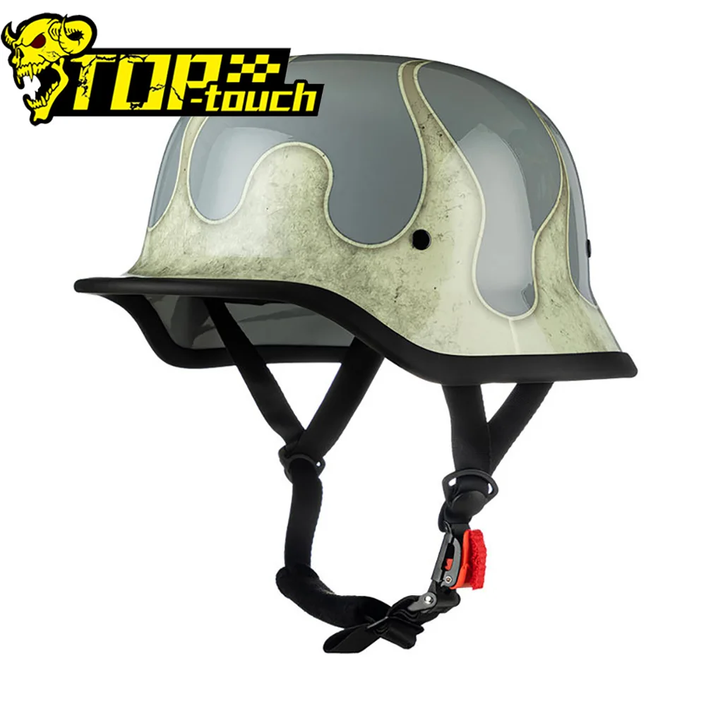 

Moto Half Helmet Casco Motorcycle Helmet Open Face Scooter Cruiser Chopper Helmets Men Women Riding Crash Moto-styling Bike Cap