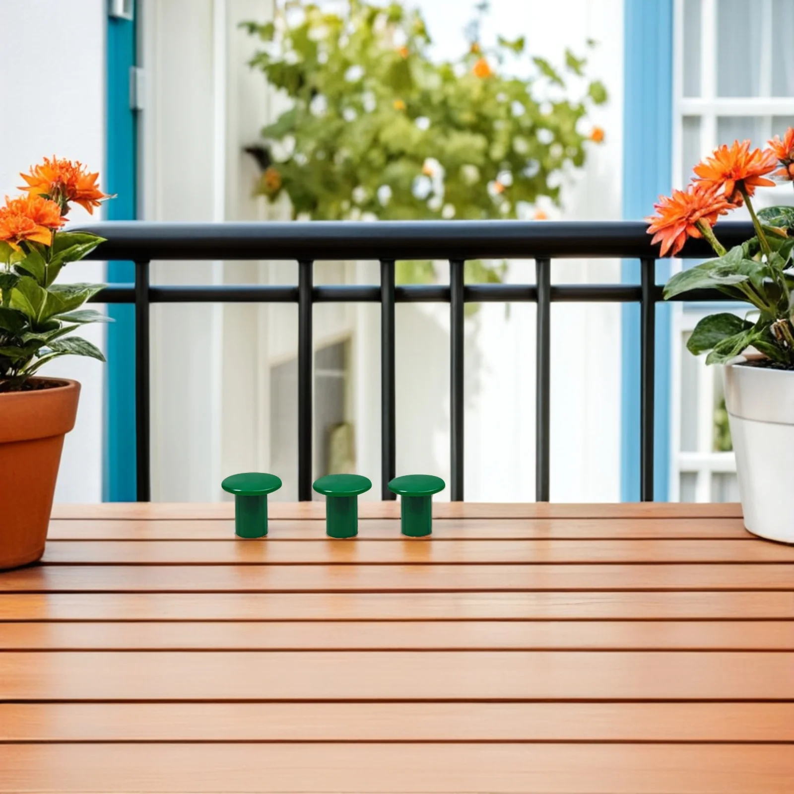 

24Pcs Garden Cane Caps Plastic Protection Covers for Bamboo Poles Safety Corner Stick Protectors Outdoor Farm Cane Toppers Caps