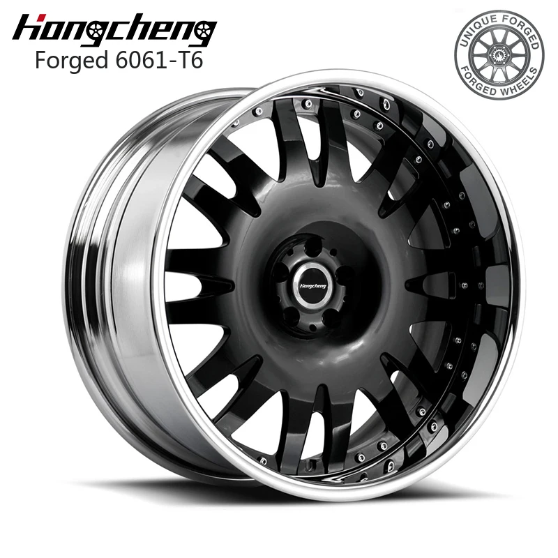 

New model of 26Two Piece Forged Wheels Deep Concave Rims and Spokes 18 19 20 21 Inch Alloy Forged Wheels for Raptor