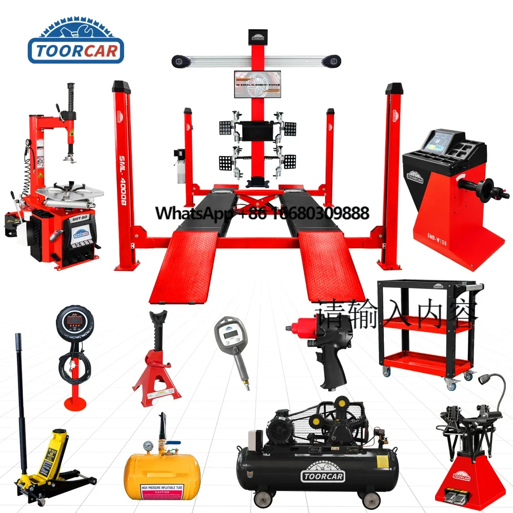 Sunmo Vehicle wheel alignment 4 post auto lifter equipment four legs car lift