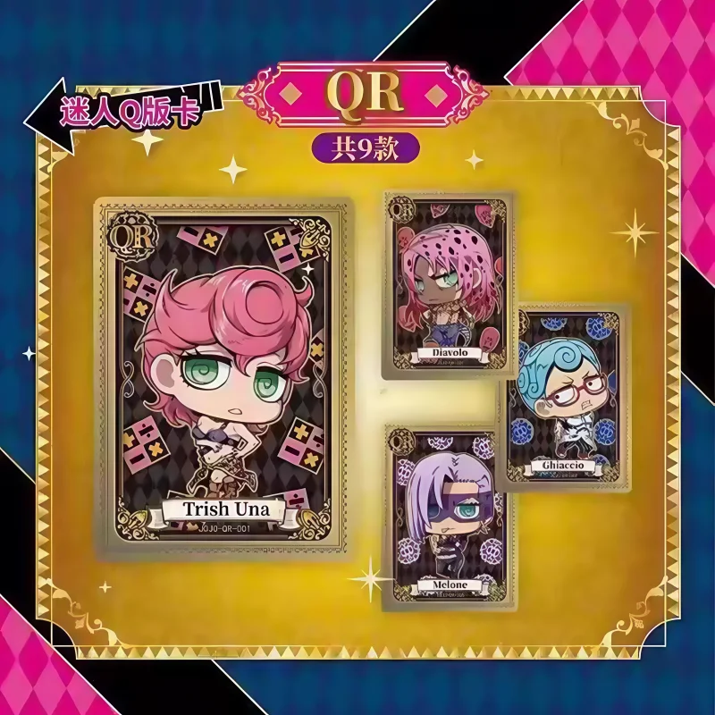 بطاقات جمع المغامرة الغريبة من جوجو، ديكور ذهبي، بطاقة أصلية لهدايا مهرجان الطلاب