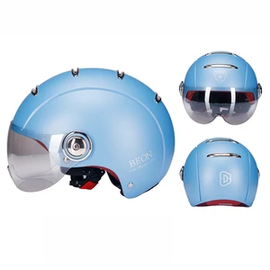 BEON-CAPACETE Vintage von der Halbfaka bis zum Motorrad für Männer und Frauen, Retro-Rumpfhelme, B105, Sommer 8 Hauptverkaufs -Vintage -Helm - №1