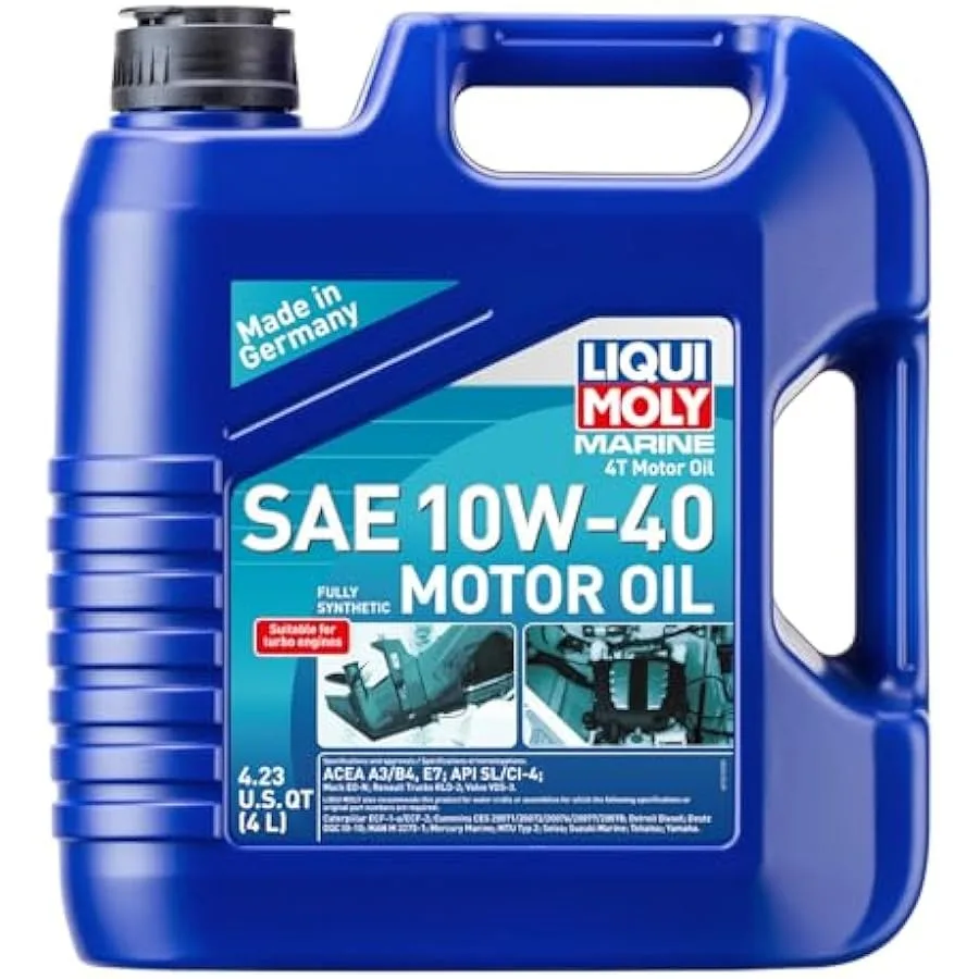 Huile moteur marine 4T SAE 10W-40 | 4 L | LICalls I MOLY Marine | SKU: 20508