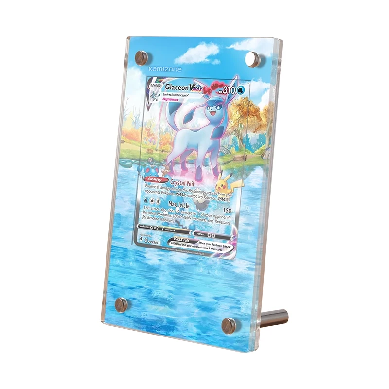 New 16 Models PTCG Eevee Card Display Stand Umbreon Sylveon Glaceon Acrylic Card Brick Photo Frame Gift Toy Not Include Cards