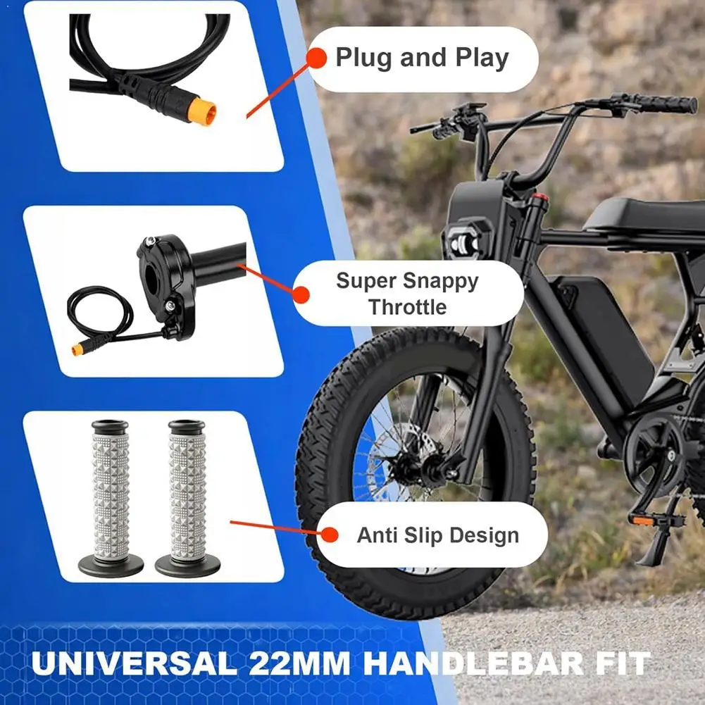 Electric Motorcycle Accelerated Handle For Lectric XP4 Macfox X1 HappyRun Freego Turn Grip Handlebar