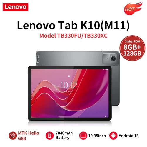 Tablet Lenovo Tab K10 M11 8Gb 128Gb Wifi Lte Mtk Helio G88