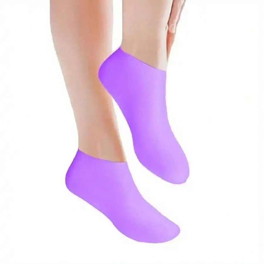 

Soft Silicone Foot Protectors Anti-Cracking Gel Socks For Calluses Ventilated Daily Foot Care Gear