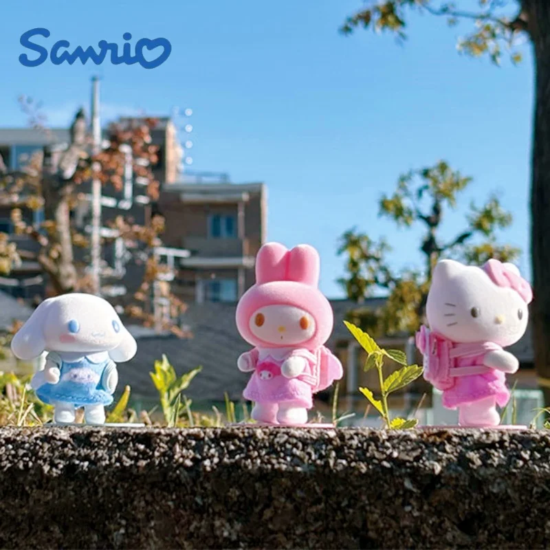 

Sanrio HelloKitty Kuromi Cinnamoroll Melody мини Магнитная игрушка подвесная коробка кавайная аниме фигурка кукла игрушка украшение для дома подарок