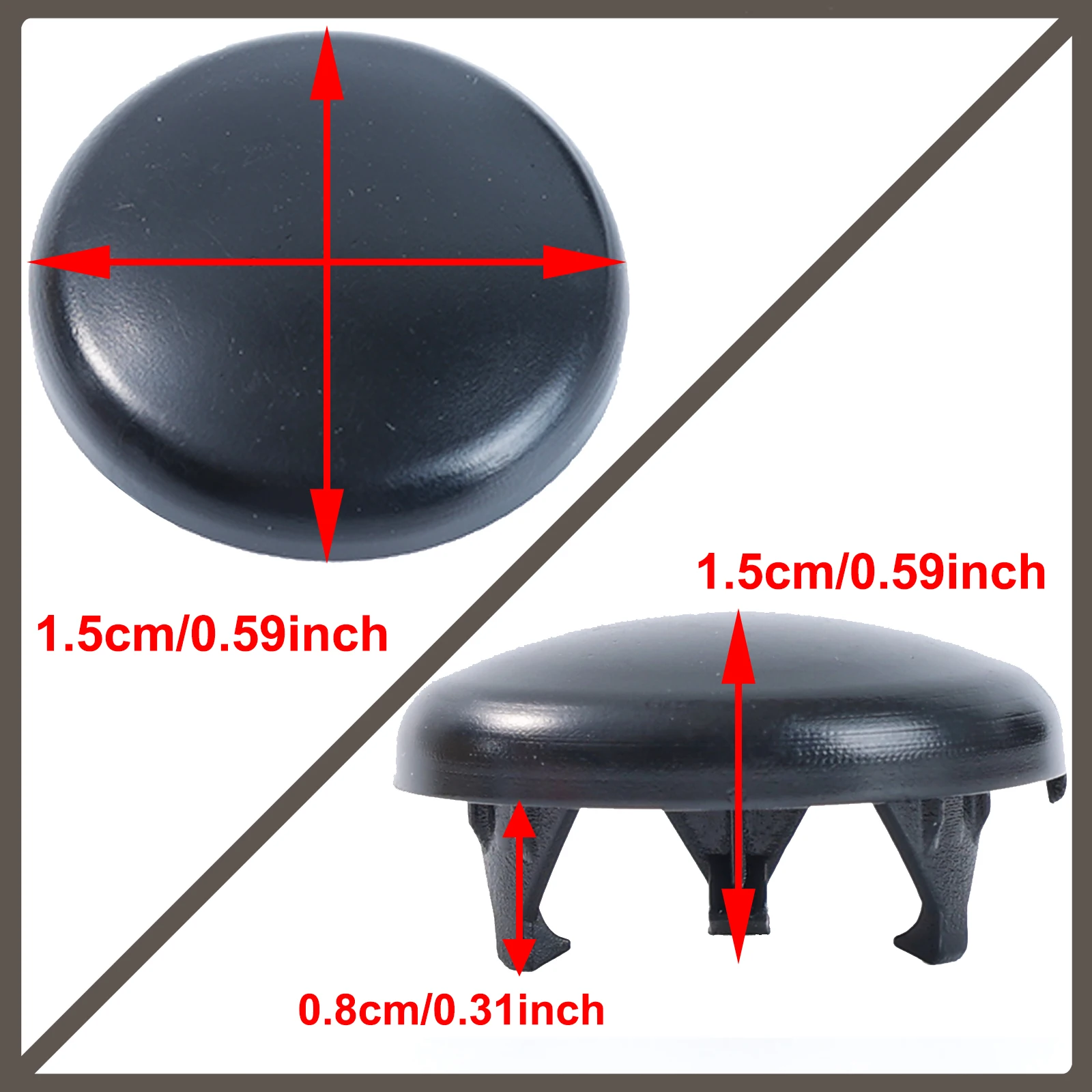1Pc Auto Front Windshield Wiper Washer Arm Nut Cover Cap For Nissan Cube Juke Qashqai J10 Dualis Infiniti ESQ 2010 2011 2012