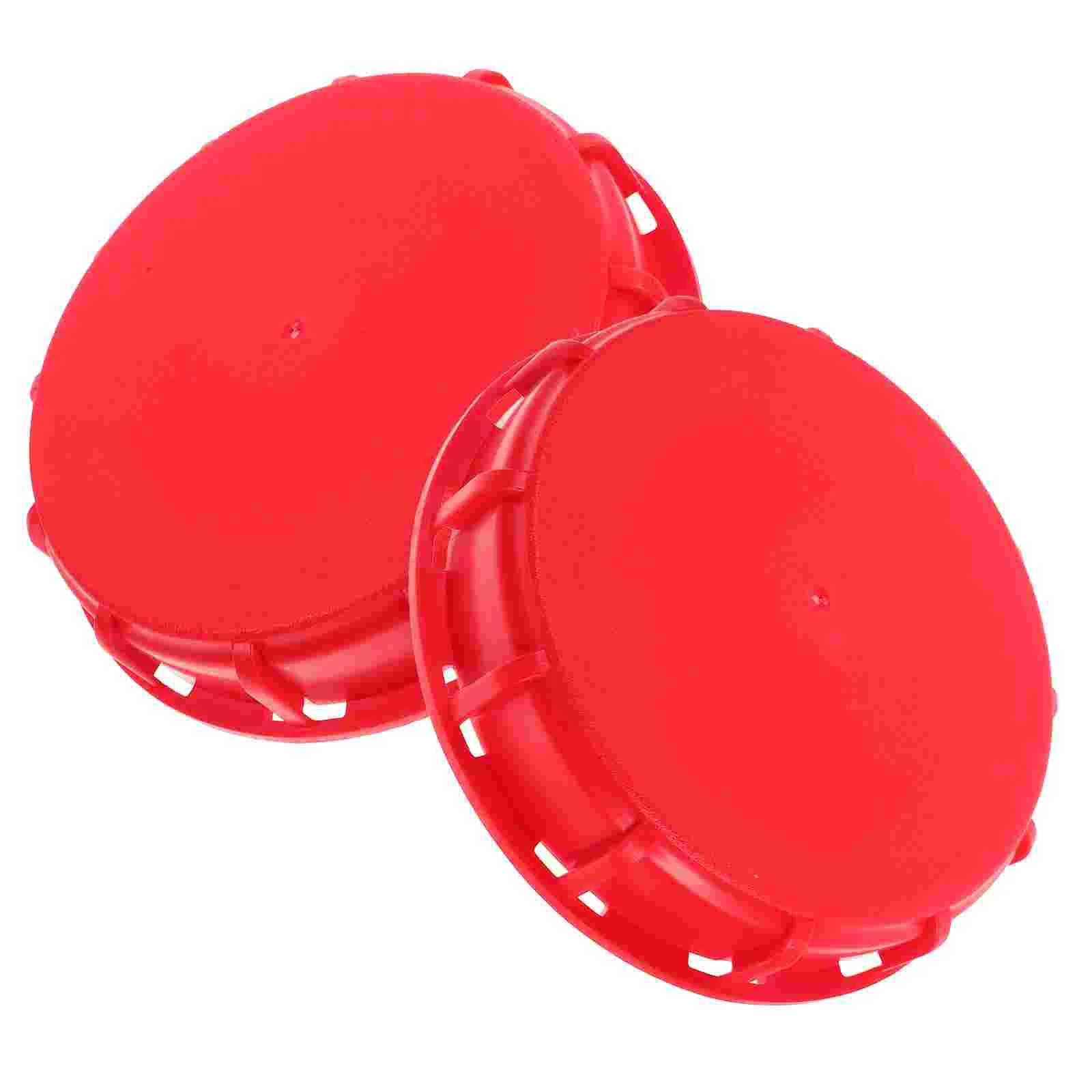 2 Pcs Ton Barrel Cover Water Tote Tank Lid for Ibc Liquid Storage Plastic Equipment