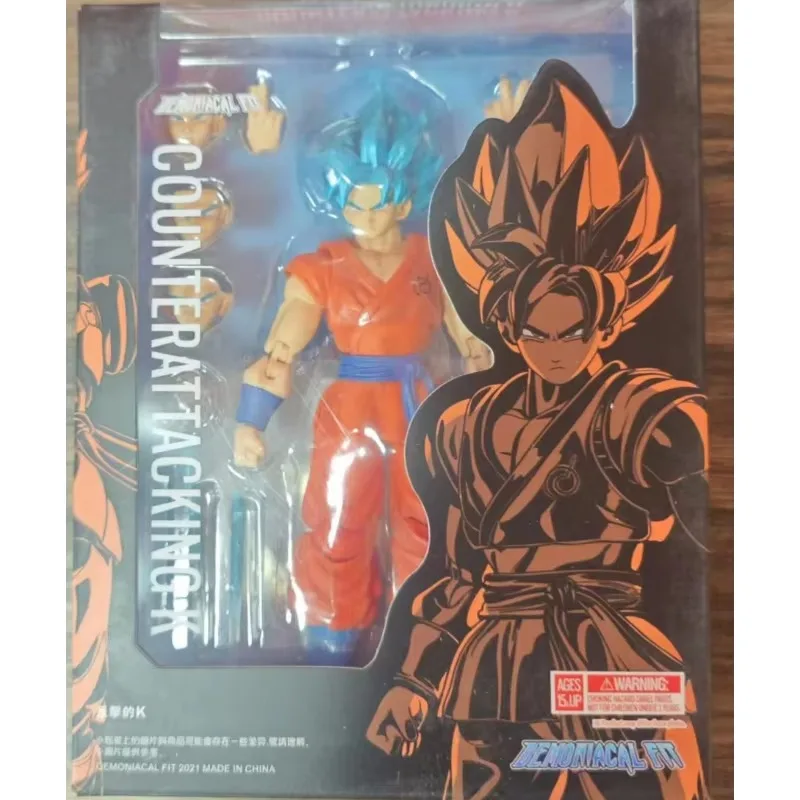 

100% натуральная подвижная фигурка Demoniacal K Super Saiyan Goku Vegetto, подвижная фигурка аниме, коллекция подарков, готовый запас
