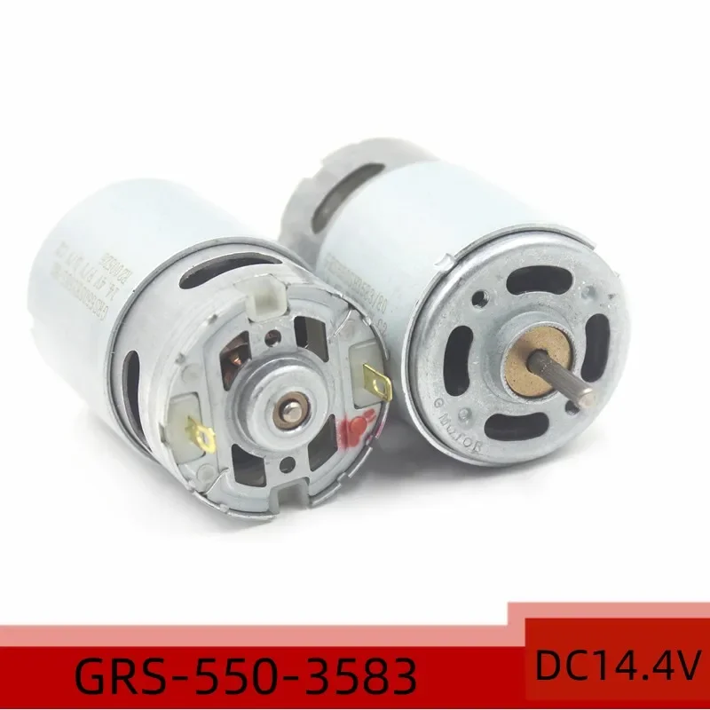 All-copper Wire Miniature Low-speed Torque Motor 550-3583 Rolling Floral Axis DC14.4v7350 High-torque Motor Parts.