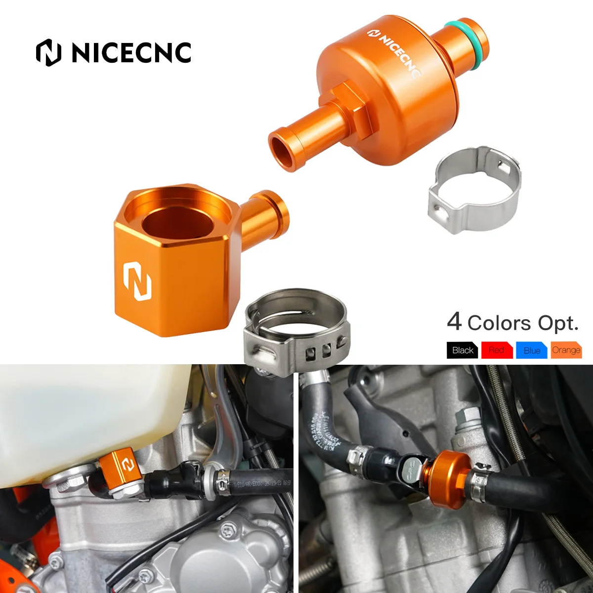 

NICECNC For KTM EXC 300 EXC 250 XCW 250 300 2023 SXF 250 SXF 450 XCF 250 350 450 2020-2022 Fuel Filter Fuel Line Tank Connector