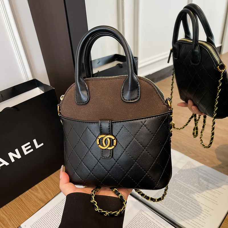 

2025 Vintage Chain Shoulder Bag, Women's Chic Top Handle Crossbody Purse, Trendy Day to Night Tote, Casual Sling Bag