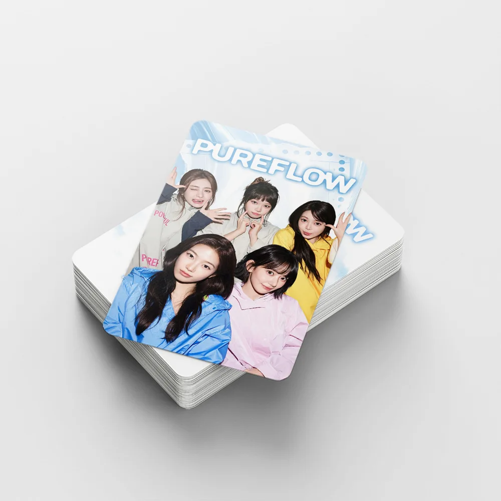 92 Small Cards of K-Pop Girl Group New Album PUREFLOW Celebrity Photo Stickers LOMO Cards Fan Collectible Gift Cards image 4