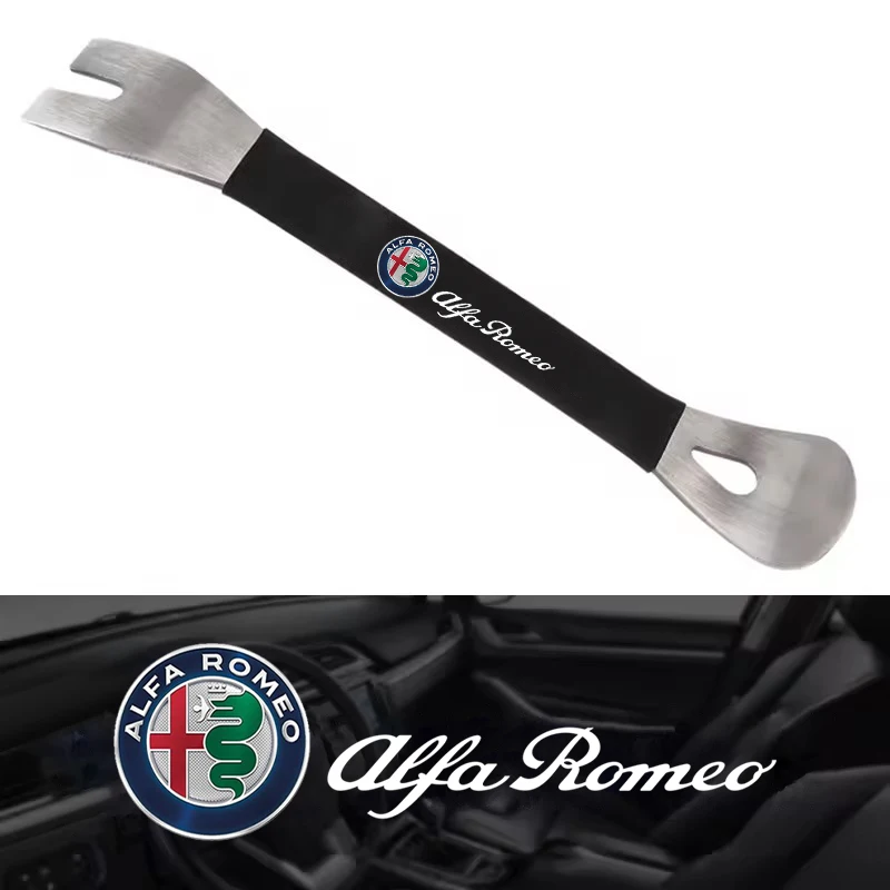 Car Emblem Pry Plate Metal Installation Removal Tool for Alfa Romeo Logo155 Mito 159 Giulia 156 Giulietta 147 Brera Spider