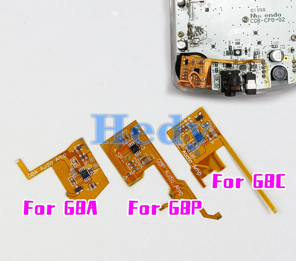 20PCS For GBA GBC GBP Low Power Digital Volume Amplifier Module For Gameboy Advance Color Pocket Sound Amp For GBASP