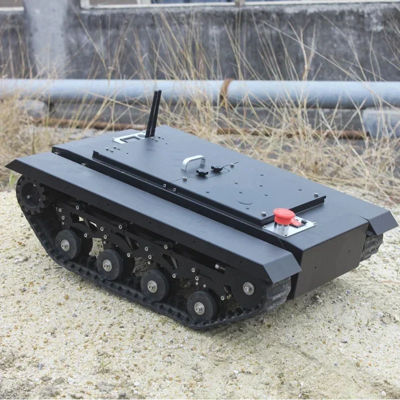 2025TR500S Remote Control Robot Chassis Robot Rubber Track Tank Platform Crawler Chassis