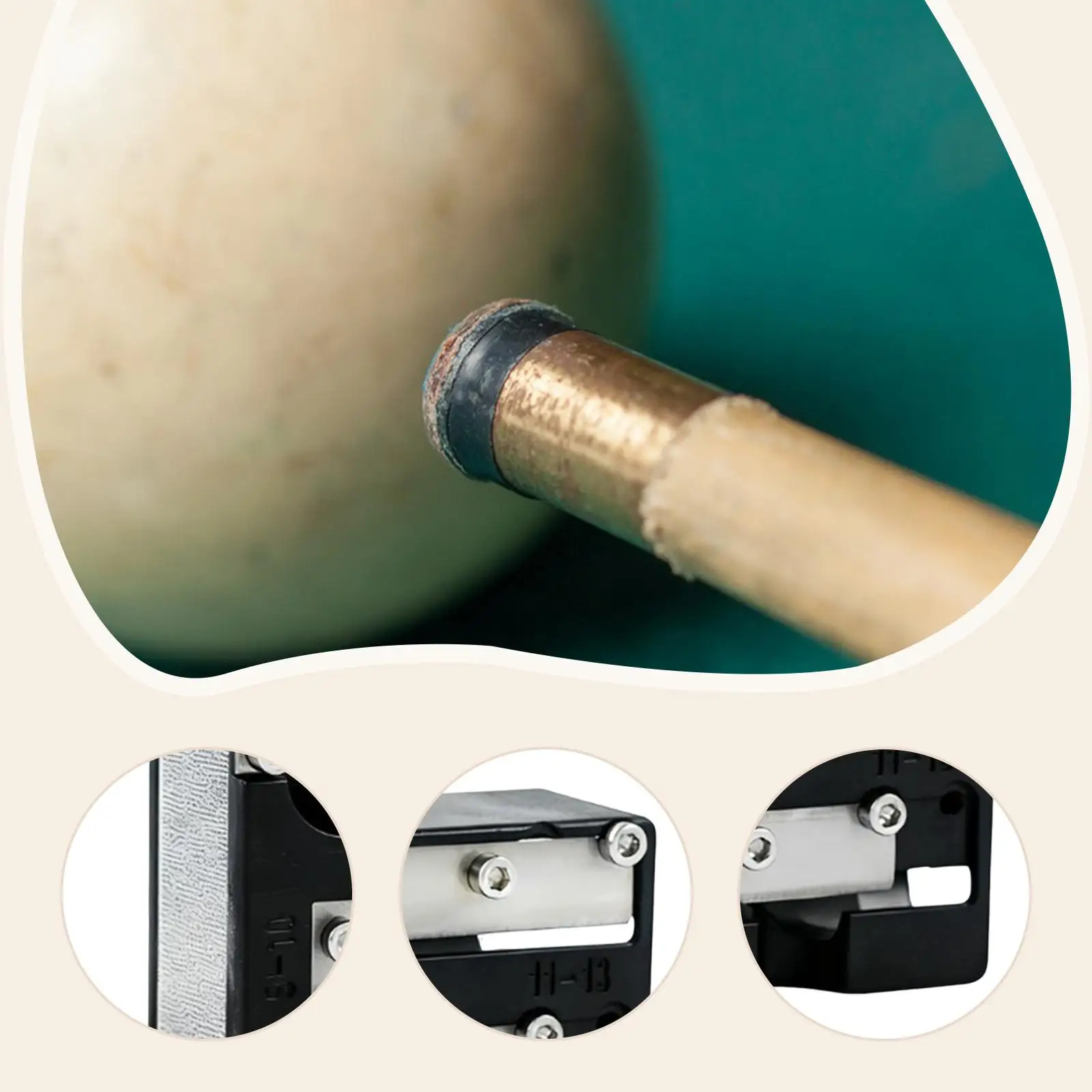 

Инструмент для ремонта наконечников бильярдного кия, аксессуары для бильярдного кия, многофункциональный, 12 в 1, профессиональный