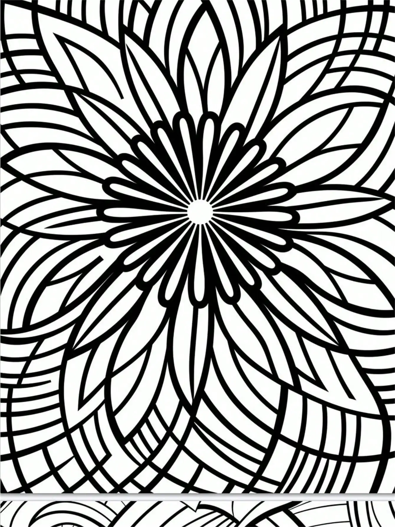 Coloringbook Datura Flower Stress Relief Coloring Handbook Graffiti Painting Drawing Art Book Stationerys Book for Elder