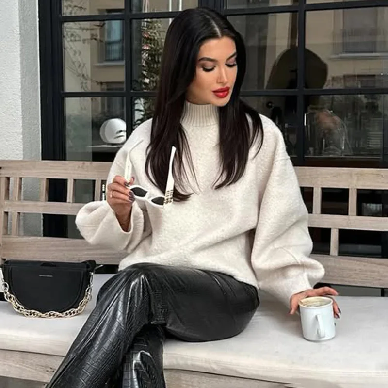 Ticketsx المرأة هوديي غير رسمي موضة خمر الخريف الشتاء فضفاض البلوز الأعلى أنيقة تخفيف الشارع الشهير هوديي الملابس النسائية