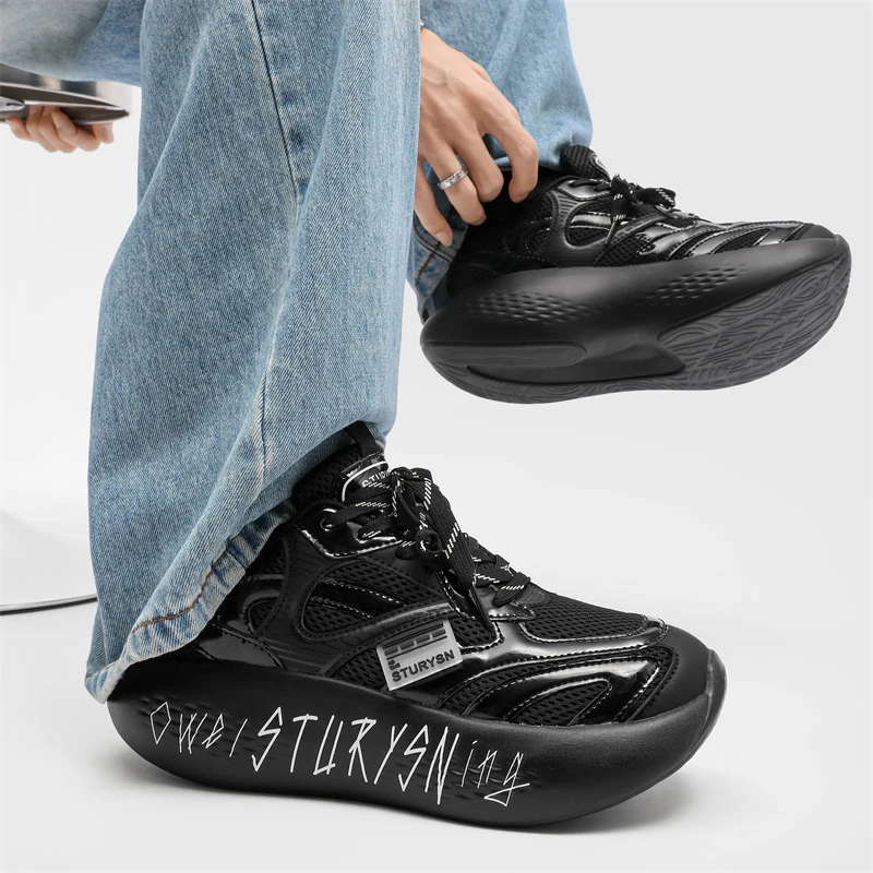 

Casual Shoes Silver Couple Dad Shoes New Women's Shoes Mesh Sneakers Ladies Autumn Star Same Style Flat Sport Anti-slip Shoe