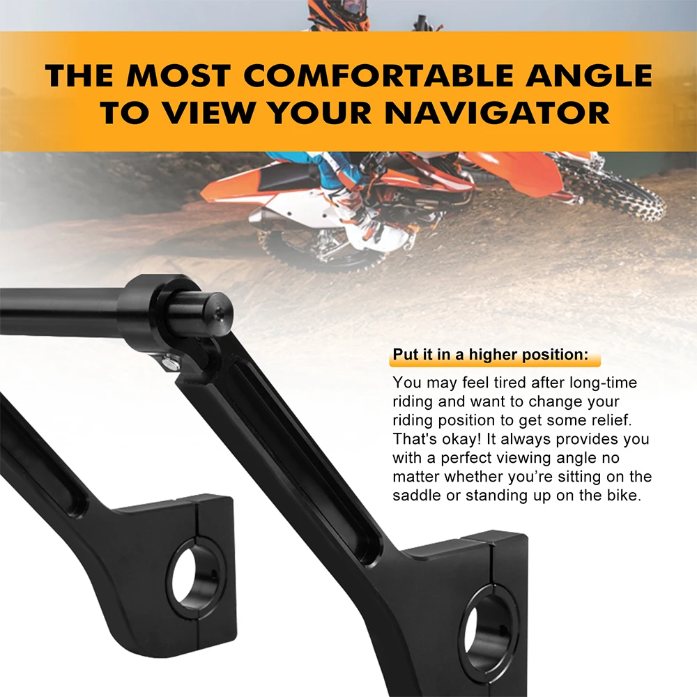 For Husqvarna 701 Roadbook Mounting Arms for KTM 690 Enduro R 690 SMC R GPS Navigator Mount Bracket ​for Sherco Beta GasGas 700