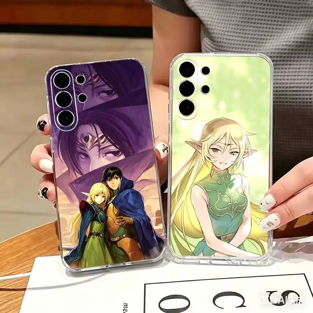 Cool anime R-Record of Lodoss War ransparent Soft CovePhone Case For Samsung S25,24,23,22,30,21,10,9,Ultra,Plus,Lite,FE,4,5 G